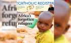The front page of The Catholic Register from the September 13, 2015 issue where Michael Swan&#039;s special report on Africa graced the cover. Swan led The Register to an all-time best 21 awards at the annual Catholic Press Awards gala.