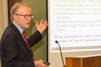 Canada&#039;s economic system&#039;s failure has resulted in the increase in child poverty in the country, said Sen. Art Eggleton, speaking at Queen&#039;s Park Nov. 24.
