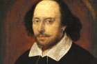 The Chandos portrait of pun master William Shakespeare held by the National Portrait Gallery, London.