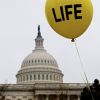 A balloon is seen in front of the U.S. Capitol during the annual March for Life in Washington earlier this year.