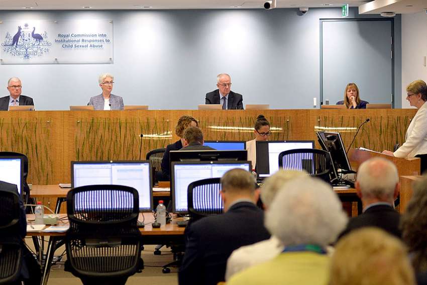 Gail Furness, senior counsel assisting the Royal Commission into Institutional Responses to Child Sexual Abuse, speaks at a hearing in Sydney Feb. 6.