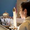 An altar server attends to the Divine Liturgy celebrated by Maronite Patriarch Bechara Rai at St. Sharbel Maronite Church in Warren, Mich., May 13. The leader of the Maronite Catholic Church, whose home base is Lebanon, was in the Detroit area for a past oral visit. Michigan has an estimated 100,000 Maronites and has one of the largest Arab populations in the States.