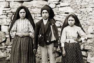 Sister Lucia dos Santos, left, one of the three children of Fatima, predicted that the &#039;final battle&#039; would be over marriage and family before she died in 2005.