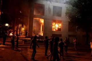Bishops of Paraguay is calling for peace after demonstrators set fire to the country&#039;s Congressional building in Asuncion March 31. 