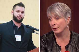 “We’re not utilizing the bodies of children. We’re showing abortion victim photography,” CBR spokesman, Jonathon Van Maren said (Register file photo). Employment minister Patricia Hajdu believes graphic images of aborted babies are made to shame women. (Screen capture from The Agenda/Youtube)