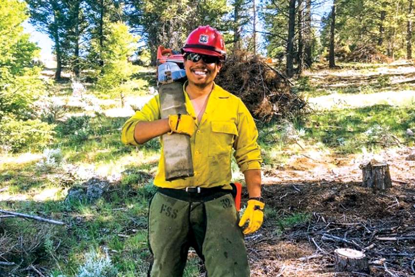 Joe Ybarra of Indianapolis spent more than a year fighting wildfires in Idaho and Nevada, a time when he relied on his faith in God and the power of the rosary to protect him.