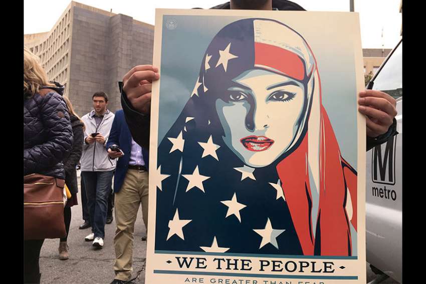 Artist Shepard Fairey, who created the 2008 &quot;Hope&quot; poster of Barack Obama, has produced a new set of images in time for Donald Trump&#039;s inauguration. 