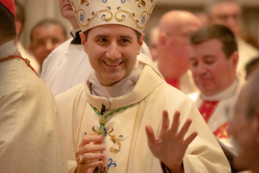 Francis Leo at his Mass of Installation as Archbishop of Toronto, March 25, 2023.