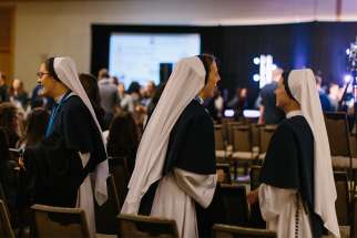Sisters of Life nuns attend CCO&#039;s Rise Up young adults conference. The Sisters of Life recently marked 10 years in Toronto, one of two 10-year anniversaries Fr. de Souza shared with organizations near and dear to him over recent weeks. 