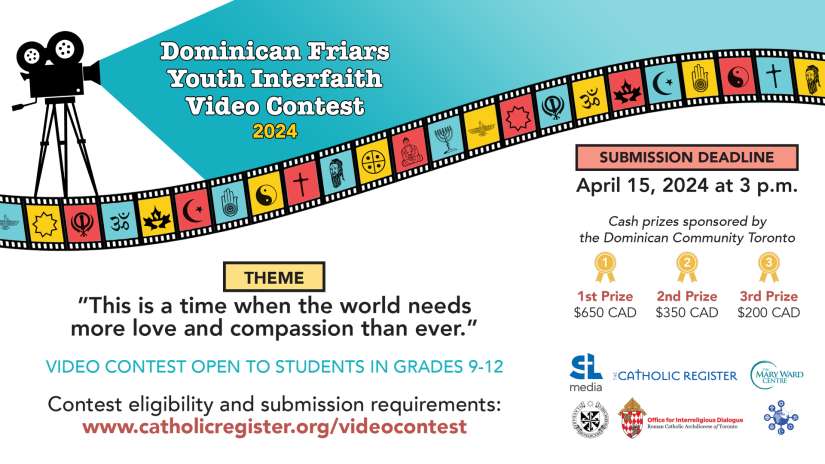 Dominican Friars’ Youth Interfaith Video Contest 2022