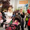 Participants take part in the New Abortion Caravan rally at the Vancouver Art Gallery on May 29.