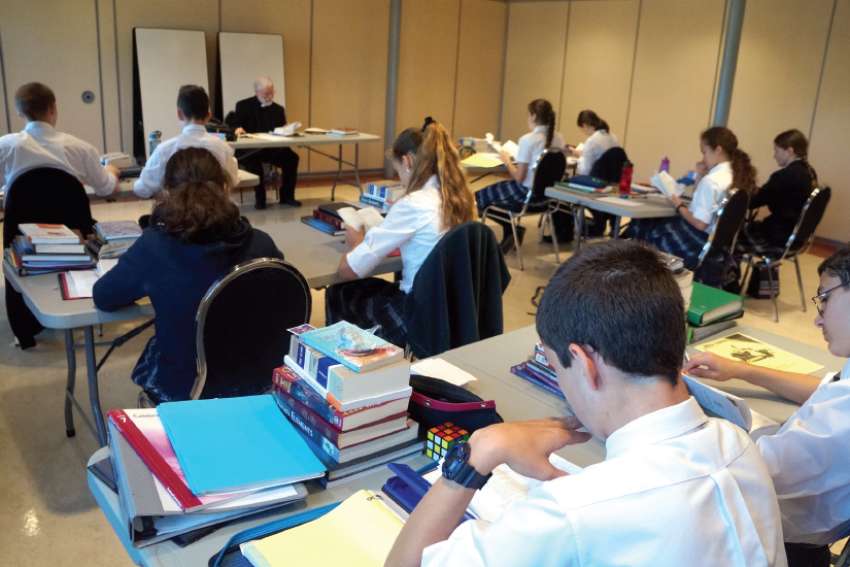 Fr. Doug Hayman teaches theology at the new Chesterton Academy in Ottawa. 