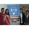 Speakers at the ACCESS Charity Youth Making a Difference Conference from left to right: Abid Virani, founder of the I Have Hope in the Fight against AIDS foundation, Akhina Mooken, Miss India-Canada 2011, Daniel Francavilla, ACCESS founder, and Aian Binlayo, student trustee for the DPCDSB.