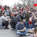 Young Quebecois have been protesting over tuition fees all through spring. 