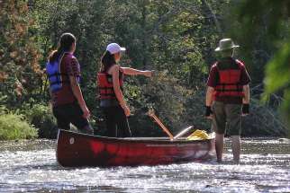 Andrew Starblanket, Krista Bowman and Erik Sorensen, will be part of a First Nations, Jesuit and laity group retracing the historic canoe route of St. Jean de Brebeuf from Midland, Ont., to Montreal.