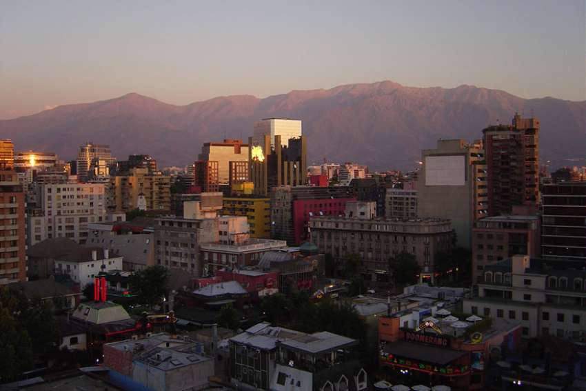 The &#039;spoon trail&#039; of Santiago, Chile is a number of stops throughout the city for people in need to receive meals. 