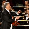 Conductor Zubin Mehta leads the Orchestra del Maggio Musicale Fiorentino in Paul VI hall at the Vatican Feb. 4. The concert attended by Pope Benedict XVI and Italian officials marked the 84th anniversary of the Lateran Pacts, which recognized the Vatican &#039;s full sovereignty over its territory.