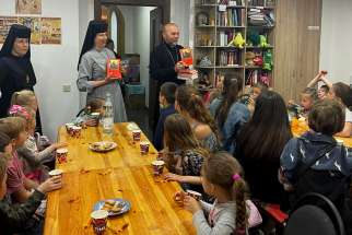 The Sisters of St. Joseph in Kharkiv have been active in caring for physical and spiritual needs of children and adults displaced by the war in Ukraine.