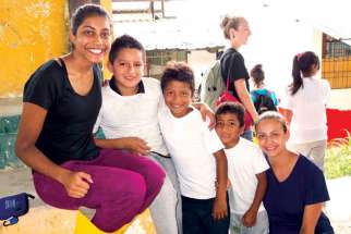 Caroline D’Souza said she learned the true meaning of charity during her mission trip to Quito, Ecuador.