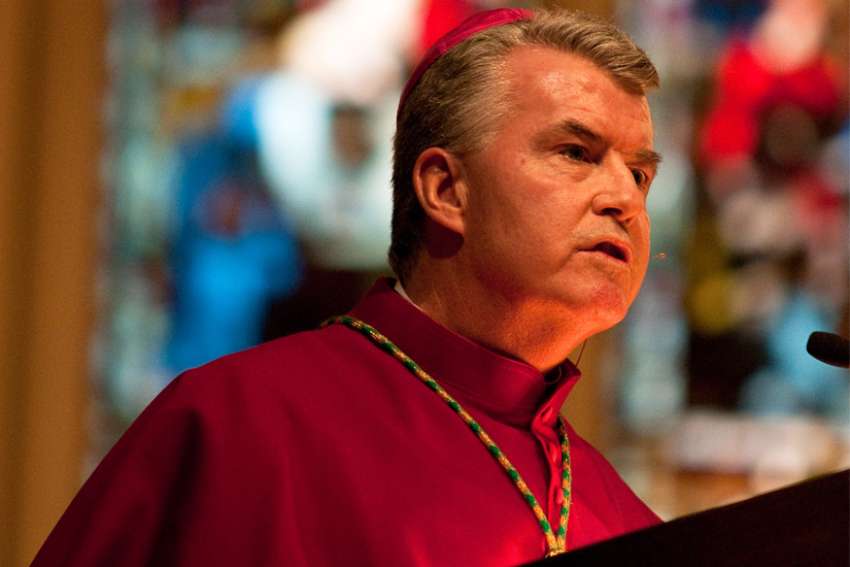 Calgary Bishop William McGrattan, president of the Canadian Conference of Catholic Bishops, in an undated file photo. McGrattan took over the presidency at the recent bishops’ plenary held in Toronto.