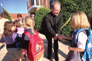 The local parish priest is an integral part of the local Catholic school and should be welcomed by the school community.