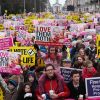More than 25,000 people gather for a pro-life vigil outside the Irish parliament in Dublin Jan. 19. The massive turnout appeared to take politicians and the mainstream media by surprise.