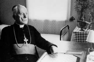 Archbishop Teofilius Matulionis is pictured in a 1957 photo. Archbishop Matulionis, who was murdered in 1962 with a lethal injection after 16 years in prisons and labor camps, was to become the first Catholic martyr from the country&#039;s communist era to be declared blessed June 25 in Vilnius. 