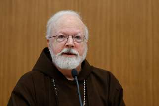U.S. Cardinal Sean P. O&#039;Malley, president of the Pontifical Commission for the Protection of Minors, speaks during a seminar on safeguarding children at the Pontifical Gregorian University in Rome March 23.