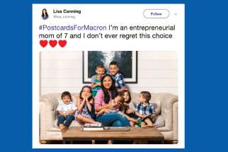 Lisa Canning had an answer for President Macron.