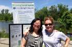 Faith &amp; the Common Good’s Mary Zhou (left) and Lucy Cummings (right) are promoting green faith action in York region, Ontario, in partnership with Greening Sacred Spaces. Both organizations are part of the working interfaith network that is Fossil Free Faith.