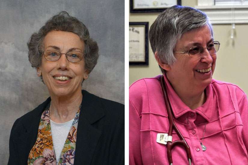 Sister Margaret Held, 68, a member of the School Sisters of St. Francis in Milwaukee, and Sister Paula Merrill, 68, a member of the Sisters of Charity of Nazareth in Kentucky, are pictured in undated photos. The two women religious were found stabbed to death Aug. 25 in their Durant, Mississippi, home, police said.