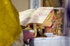 A Roman Missal is seen on the altar during a traditional Tridentine Mass July 18, 2021, at St. Josaphat Church in the Queens borough of New York City.
