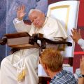 ope John Paul II celebrated his final international World Youth Day in Toronto in 2002. The Polish-born pontiff, then age 82, described himself as &quot;old,&quot; but looked and sounded better than he had in months, demonstrating once again his special chemistry with young people.