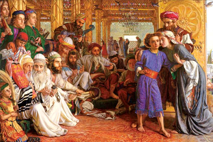 The Finding of the Saviour in the Temple, by William Holman Hunt, circa 1855.