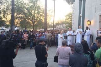 San Bernardino holds vigil for school community after deadly shooting
