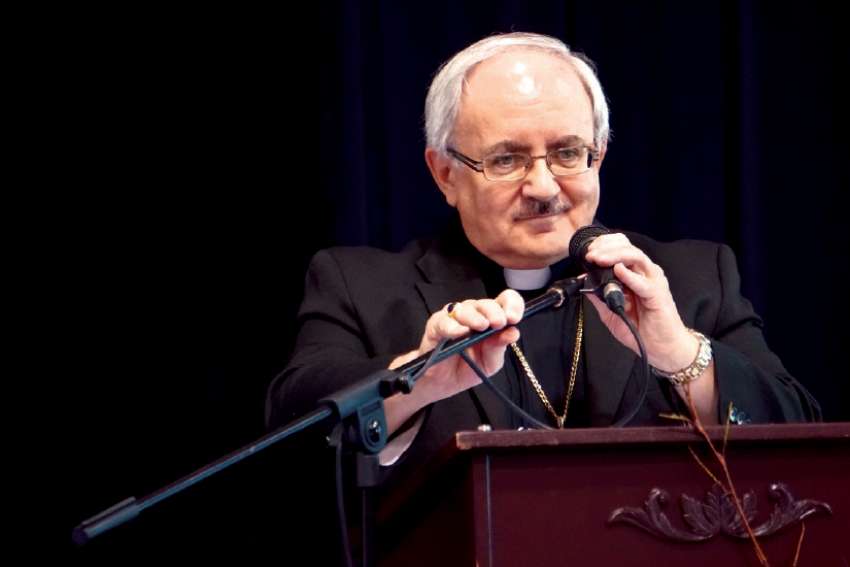 Bishop Valery Vienneau of the Archdiocese of Moncton.