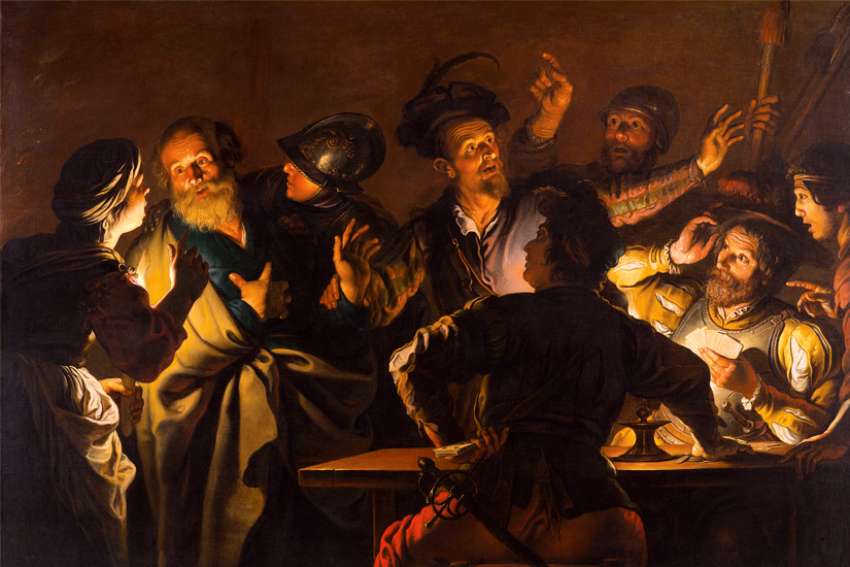 The Denial of Saint Peter, an oil-on-canvas painting by Gerard Seghers, dating to around 1620–25 and now held by the North Carolina Museum of Art.