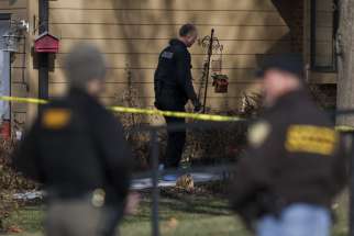 The Washington County Sheriff&#039;s Office investigates the scene of a fatal stabbing at the rectory of St. John the Baptist Parish in Fort Calhoun, Neb., Dec. 10, 2023. Father Stephen Gutgsell, pastoral administrator of the church died after being attacked in his rectory in the early morning of the Second Sunday of Advent.