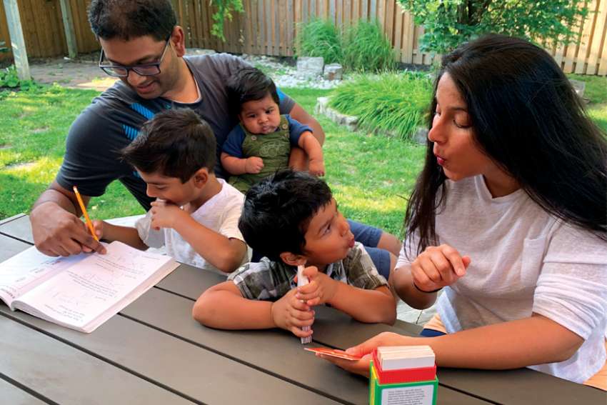 Vanessa Lobo and her husband Ray are homeschooling parents and have felt the effects of the pandemic just like parents who send their children to school.