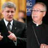  Archbishop Richard Smith (right) has offered prayers and encouragement from the Canadian Conference of Catholic Bishops to Prime Minister Stephen Harper and Chief Shawn Atleo as they prepare to meet Jan. 11