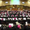 Pope Benedict XVI leads a closing session of the Synod of Bishops on the new evangelization at the Vatican Oct. 27.