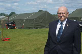 Deacon Pierre Aubé of the Alexandria-Cornwall diocese has been put in charge of pastoral outreach to the asylum seekers who will be staying at a tent city in Cornwall. 