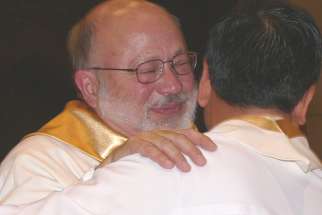 Fr. Victor Botari at his 2008 ordination at age 63. The native of Welland, Ont., spent much of his adult life co-ordinating aid programs before answering the call to the priesthood. 