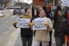 Several hundred people gathered in Regina Feb. 10 to protest the acquittal of Gerald Stanley in the death of Colten Boushie. It was one of many across Canada.