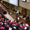 Pope Benedict XVI leads a meeting of the Synod of Bishops on the new evangelization at the Vatican Oct. 9. 