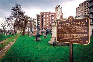 St. Michael’s Cemetery opened in 1855 and was the only non-parish Catholic burial ground in Toronto until 1900.