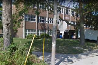 A view of St. Veronica Catholic School from Google Maps. 