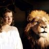Georgie Henley is pictured with a lion named Aslan in the 2010 movie The Chronicles of Narnia: The Voyage of the Dawn Treader, based on C.S. Lewis’ book. 