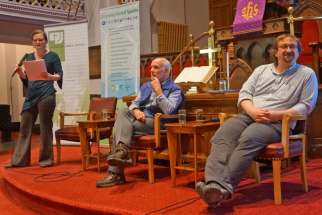Citizens for Public Justice’s Karri Munn-Venn, Polaris Institute&#039;s Tony Clarke, and Ecology Ottawa&#039;s Graham Saul participated in a panel on what&#039;s next for faith communities after the climate change talks in Paris last December. 