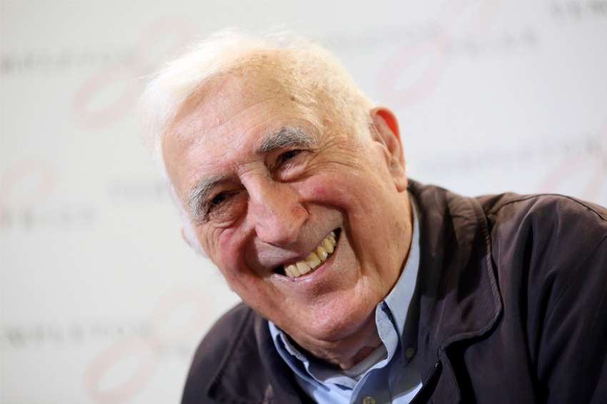 Jean Vanier, founder of the L&#039;Arche communities, is pictured in a March 11, 2015, photo. On Feb. 23, 2020, Holy Cross Father John I. Jenkins, president of the University of Notre Dame, revoked the Notre Dame Award conferred upon Vanier in 1994 after an investigation by L&#039;Arche found credible allegations that Vanier sexually exploited six women. Vanier, who died in 2019, asked the women to keep their relations secret.